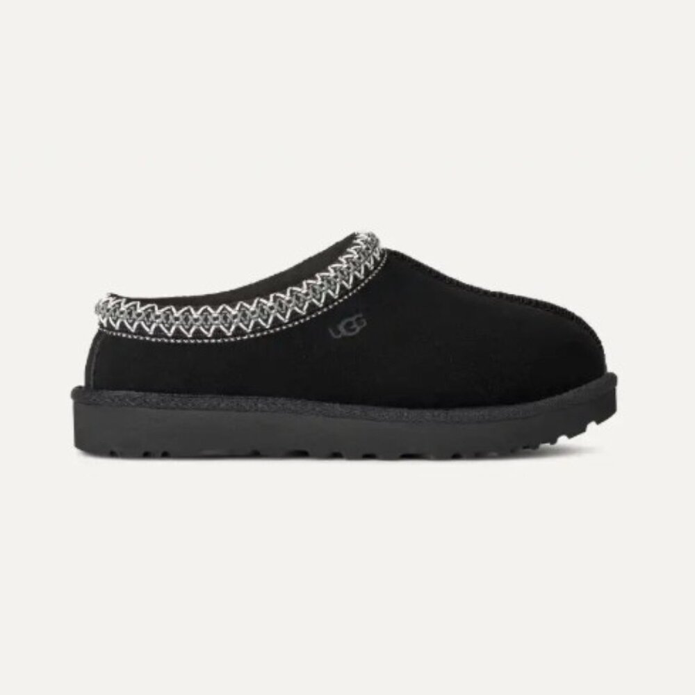 NIB UGG Tasmanian II Black Clogs with Silver Accents * Size 6 Women's